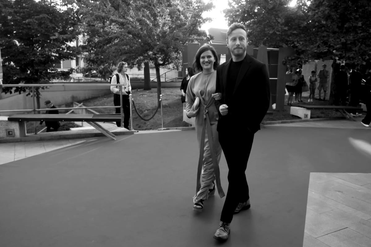 On the red carpet